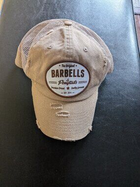 Barbells And Ponytails "Logo" Classic Mesh Snapback Baseball Hat NEW